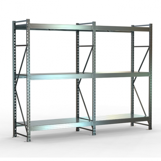 Стеллаж среднегрузовой оцинкованный SGR-V-Zn 15103-2,0-DS